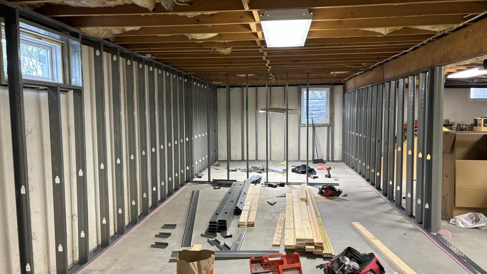 After — Basement