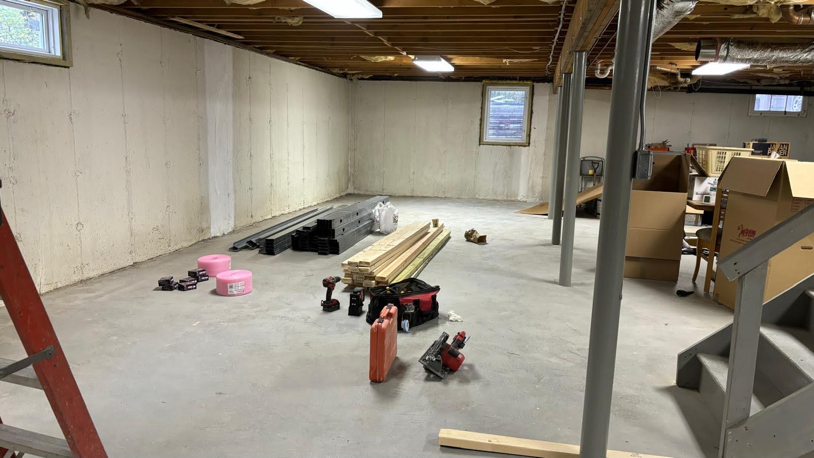 Before — Basement